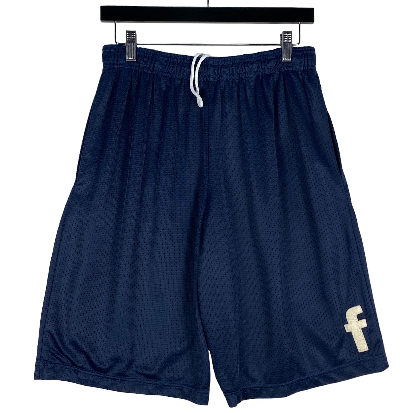 MV Sport 2000's Dark Blue Facebook Embroidered Shorts Size M
