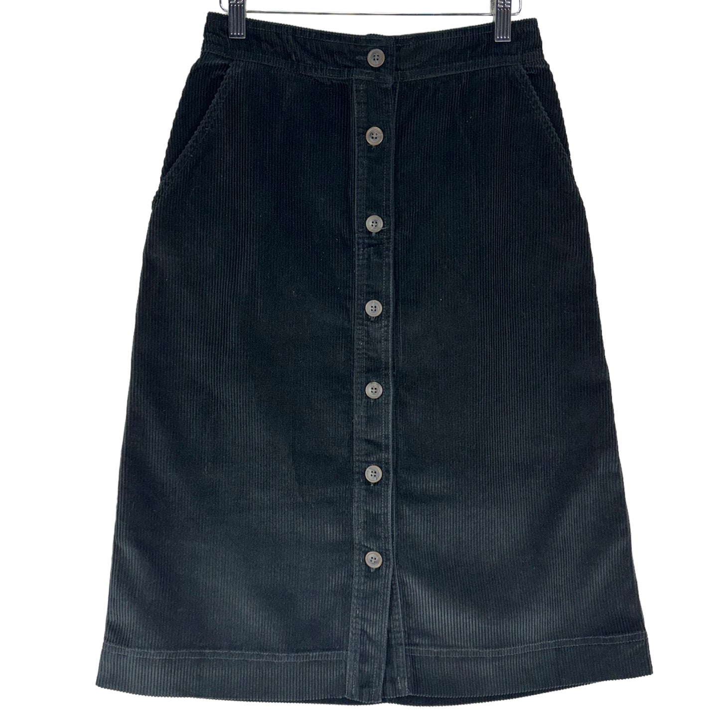 GAP Womens Black Corduroy Skirt W26