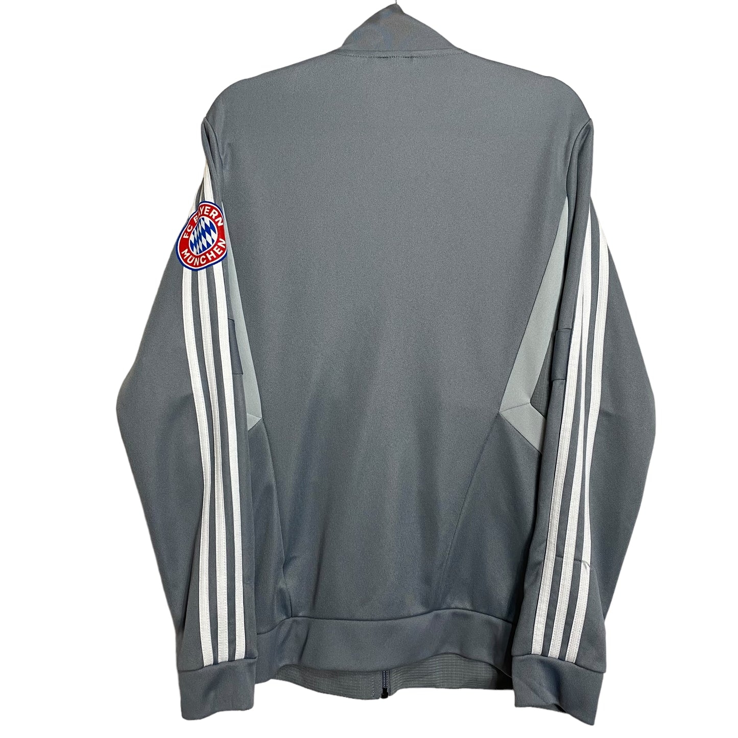 Adidas Bayern Munich Womens Global Premier Soccer Grey Track Jacket Size M