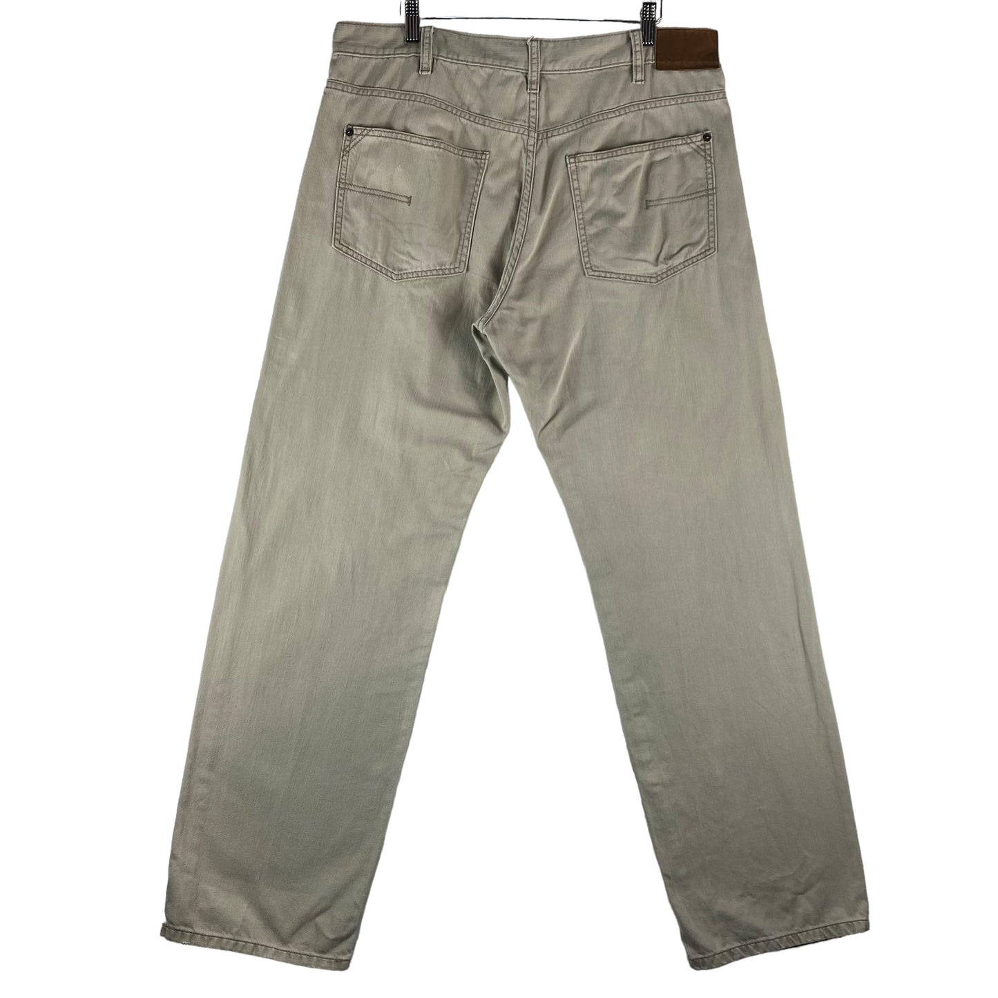 Vintage Calvin Klein Jeans 2000's Light Brown Straight Leg Denim W36