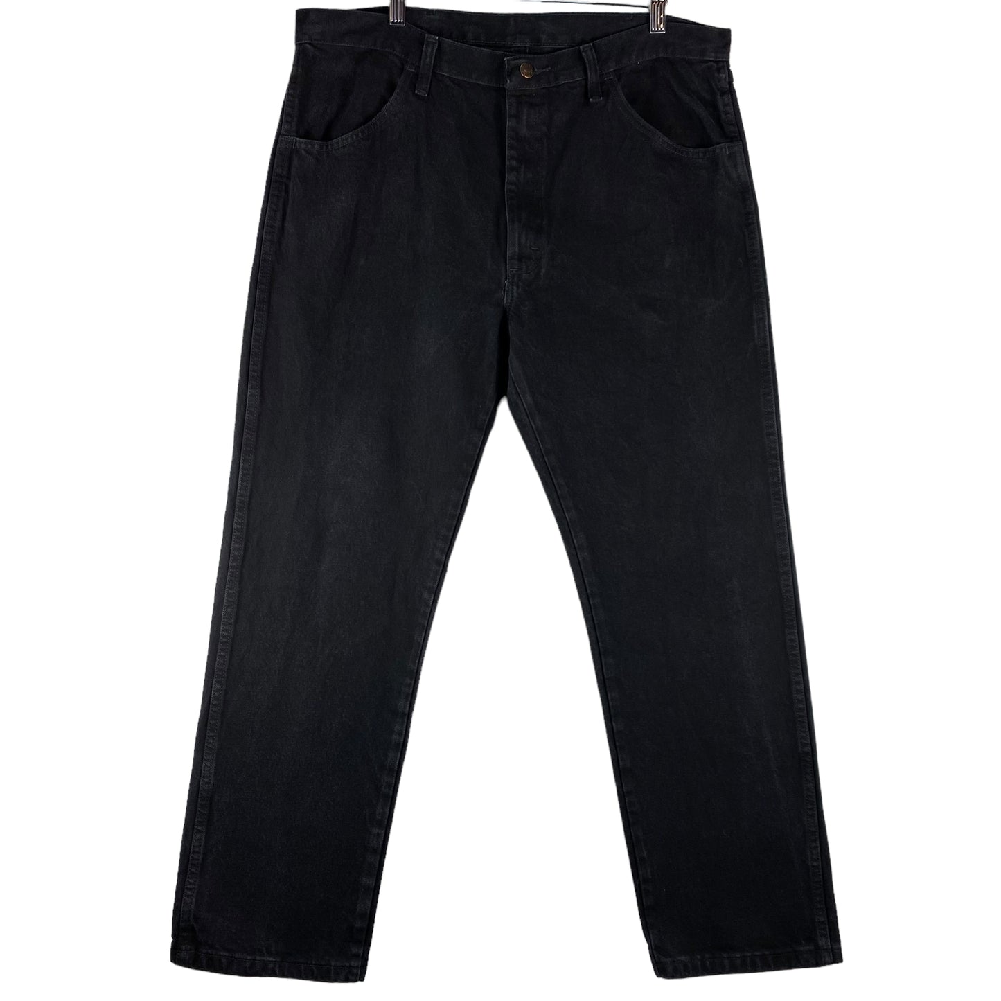 Vintage Rustler Jeans 90's Black Regular Fit Rigid Denim Bottoms W38