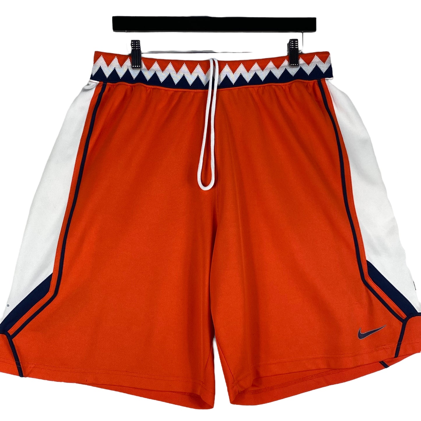 Vintage Nike Team 2000's Orange & White Sport Shorts Size L
