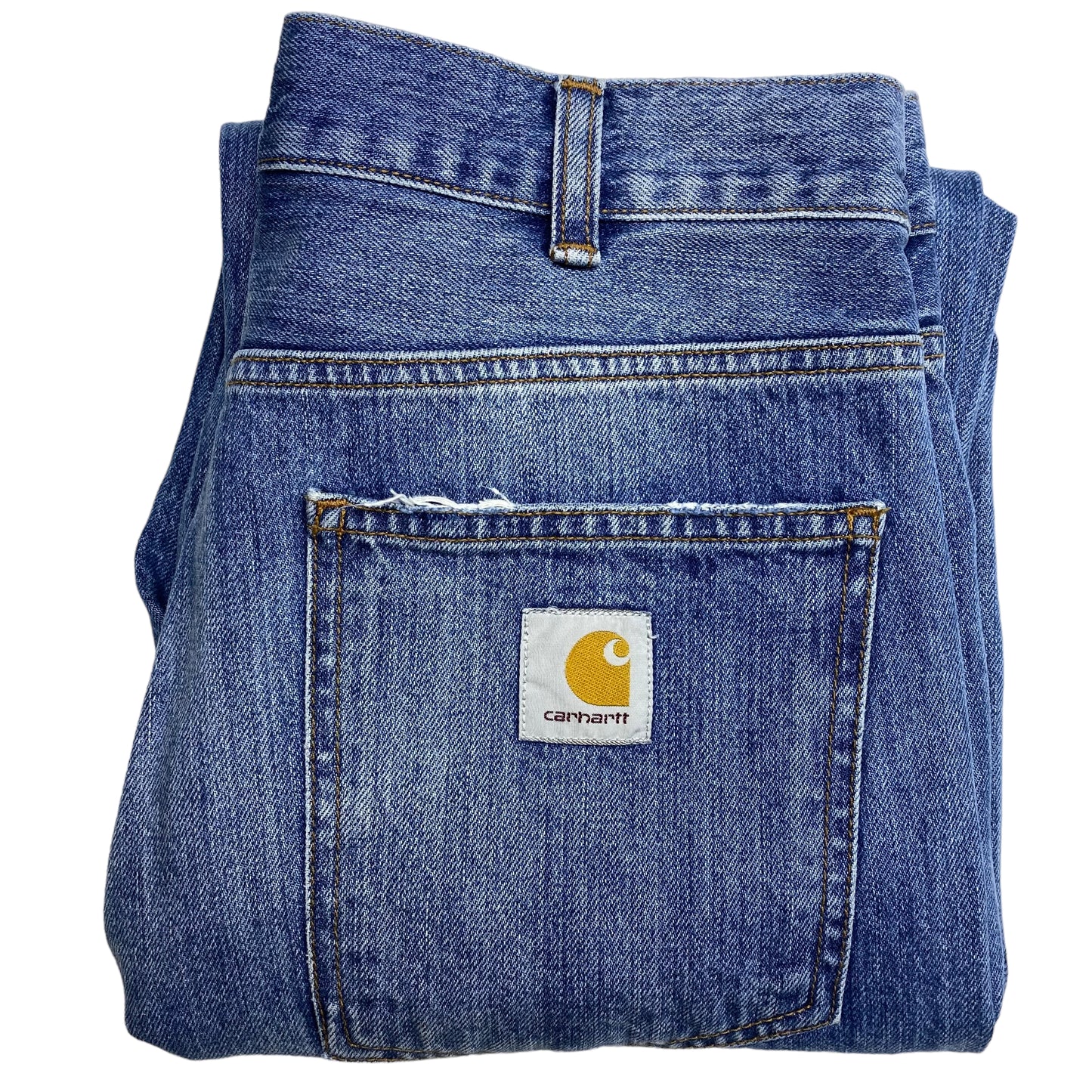 Carhartt Jeans Womens Blue High Waist Tapered Leg Denim W30