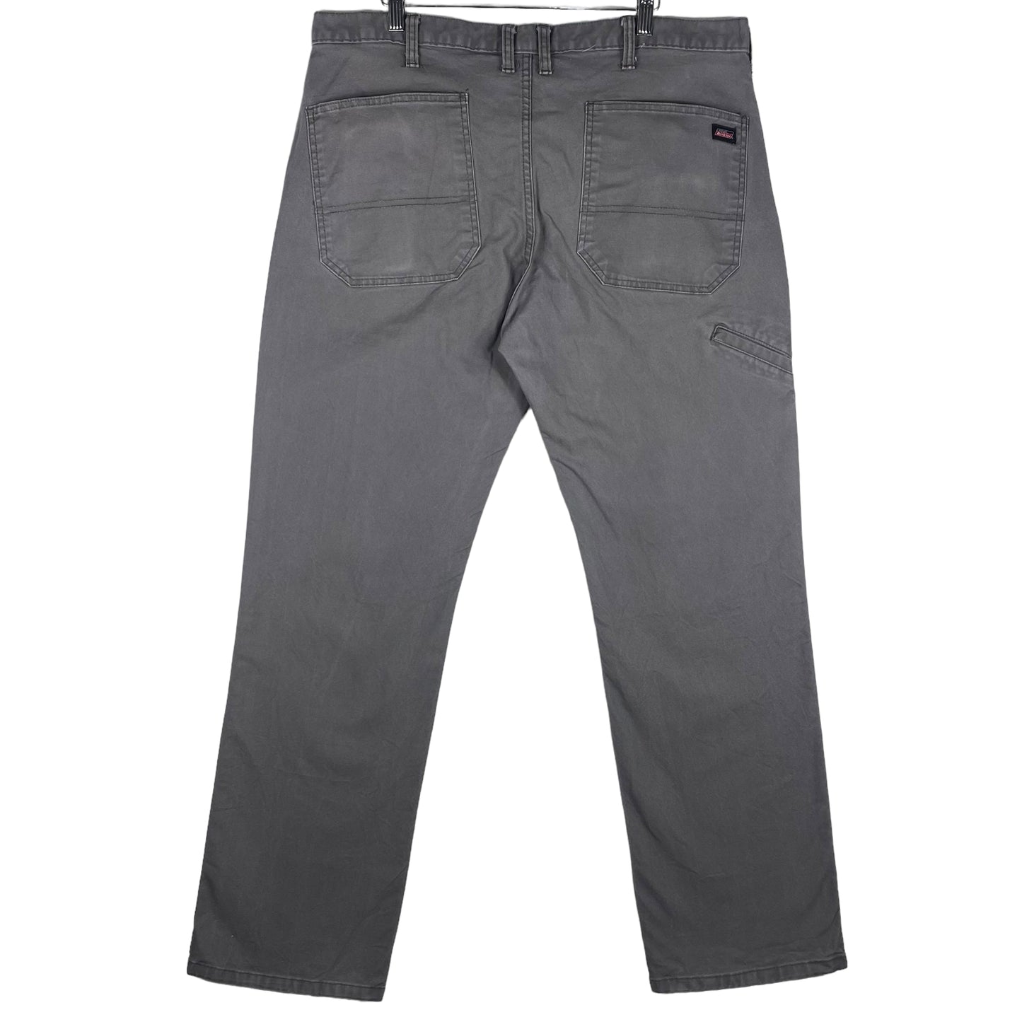 Dickies Jeans Grey Regular Straight Leg Stretch Denim Bottoms W38
