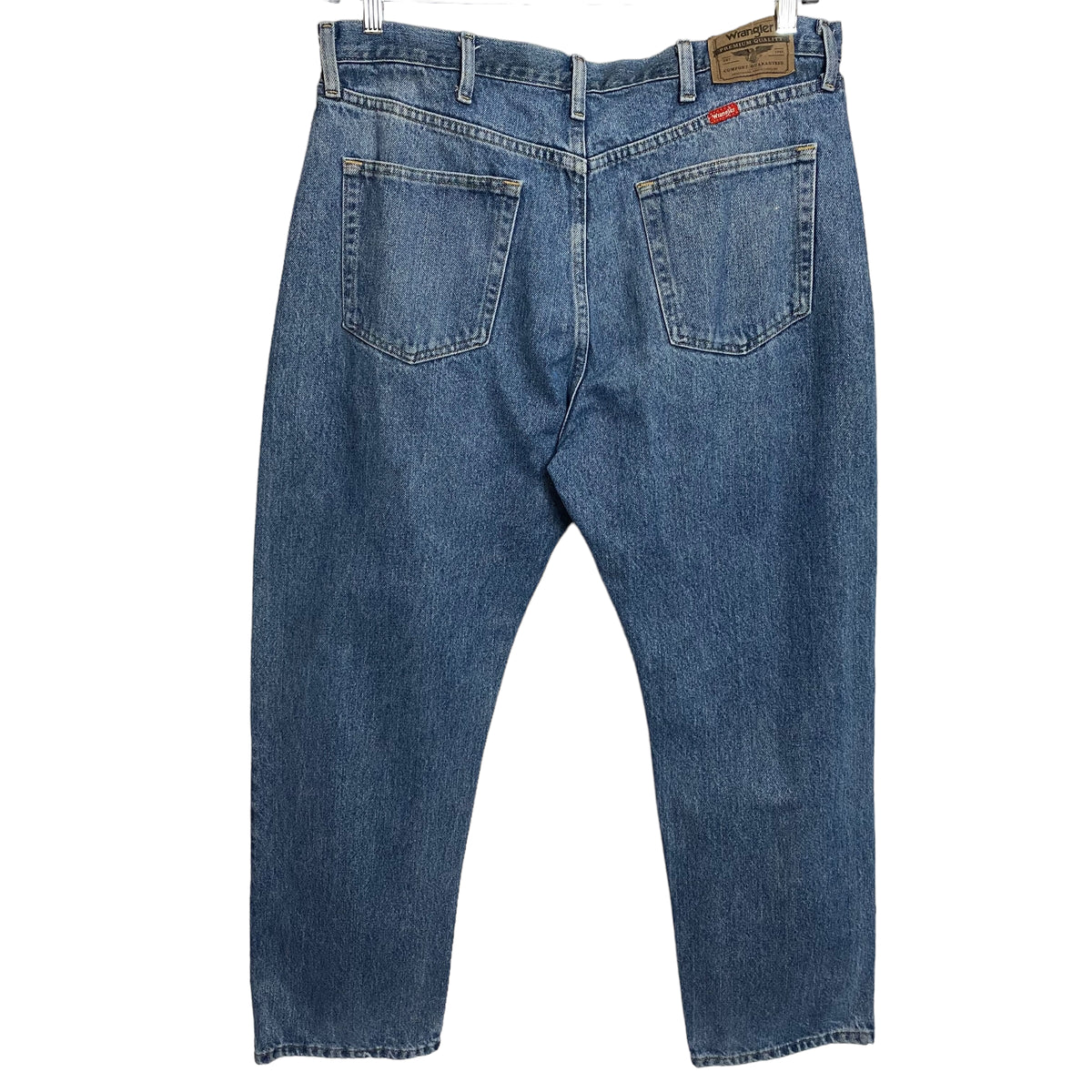 Wrangler Jeans Blue Regular Straight Leg Denim Pant Bottoms W37