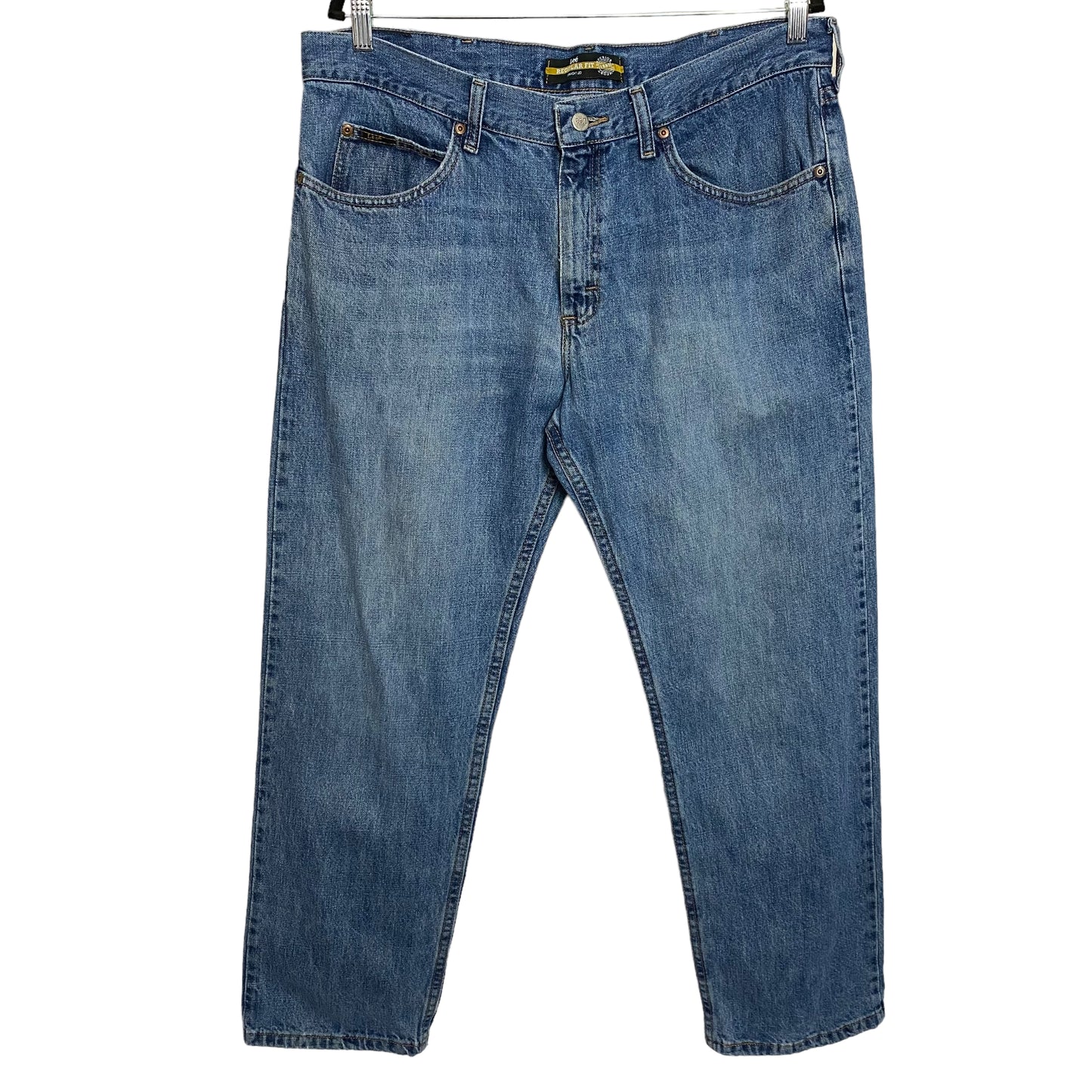 Lee Jeans 2000's Light Blue Regular Straight Denim Pant Bottoms W36