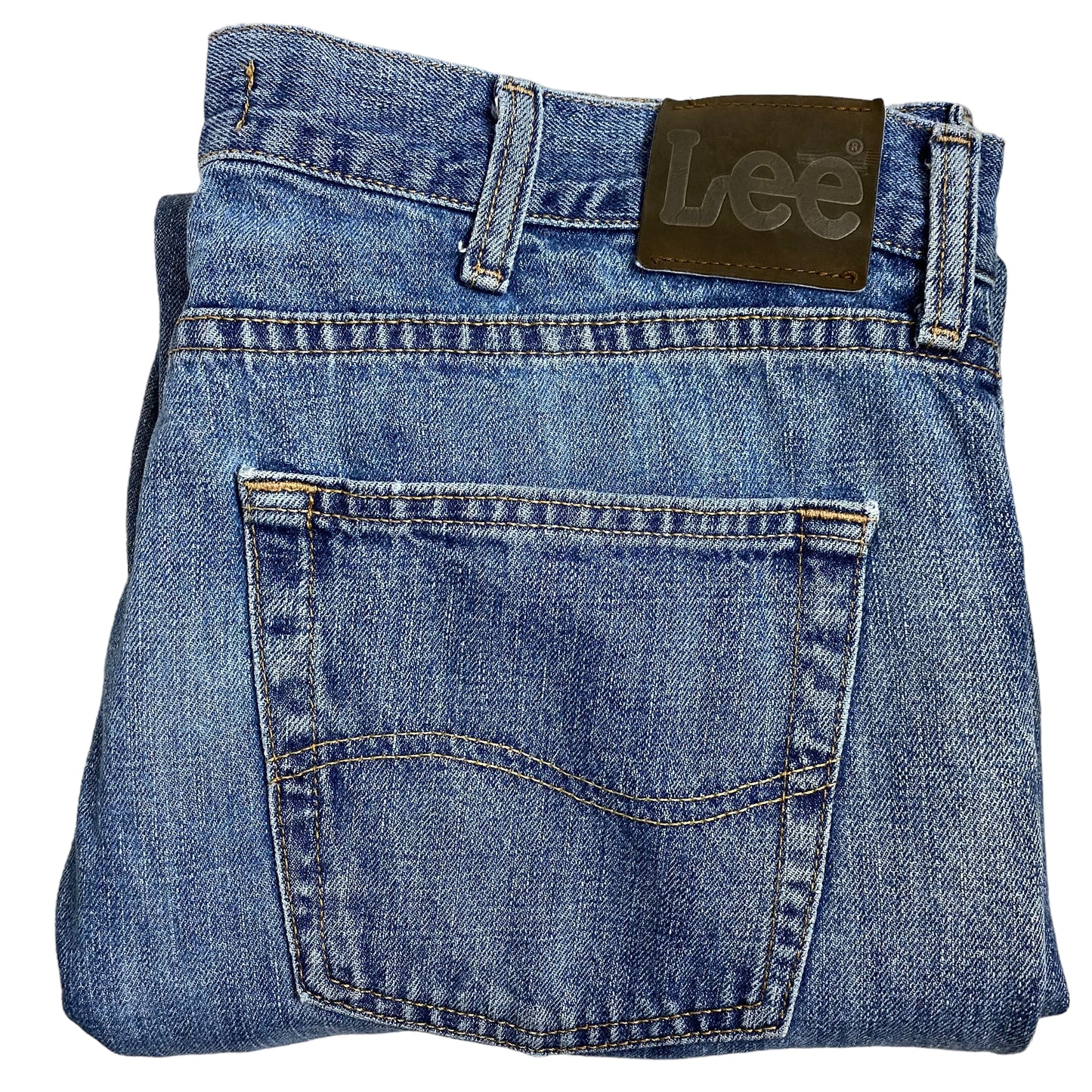 Lee Jeans 2000's Light Blue Regular Straight Denim Pant Bottoms W36