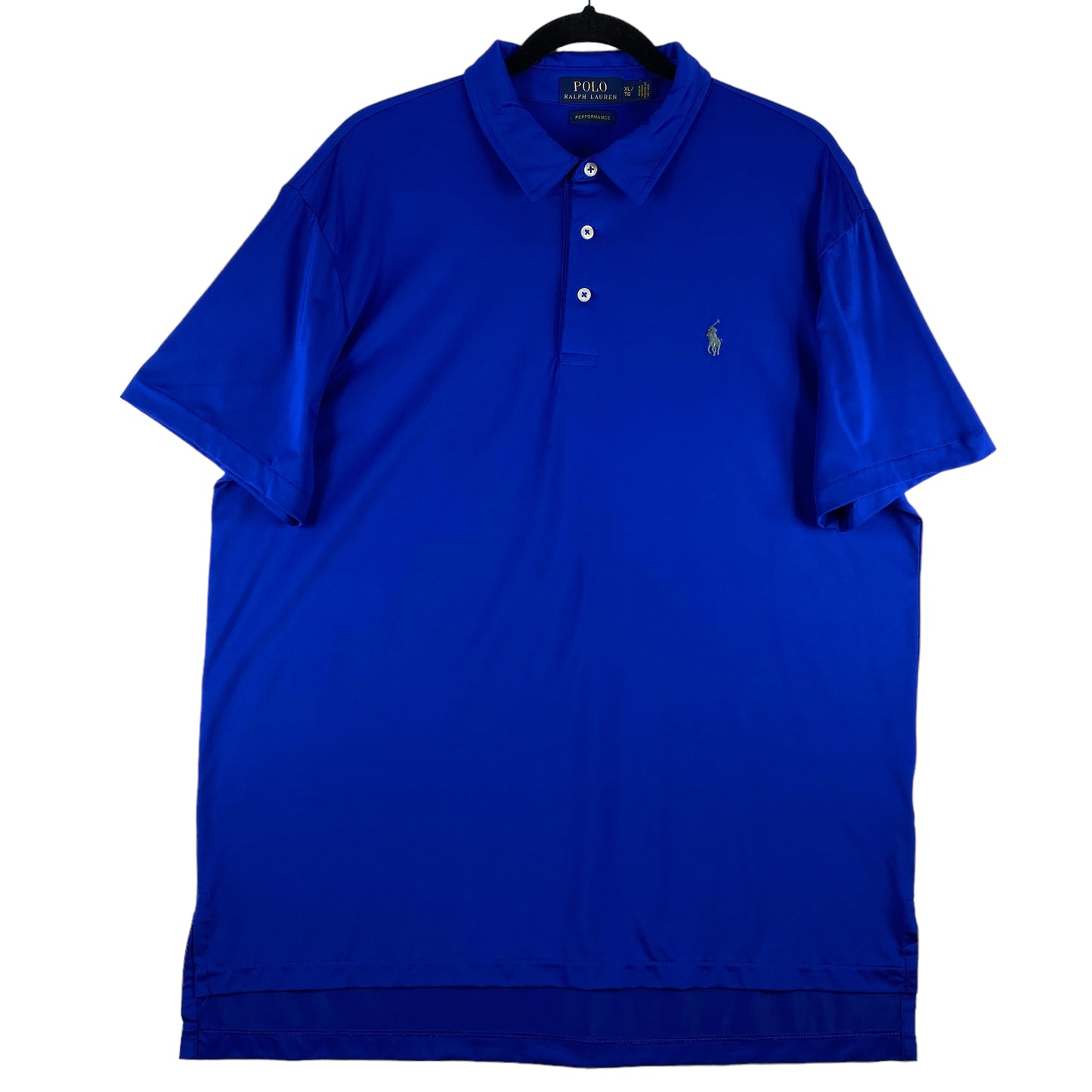 Polo Ralph Lauren Blue Active Stretch Polyester Performance Polo Shirt Size XL