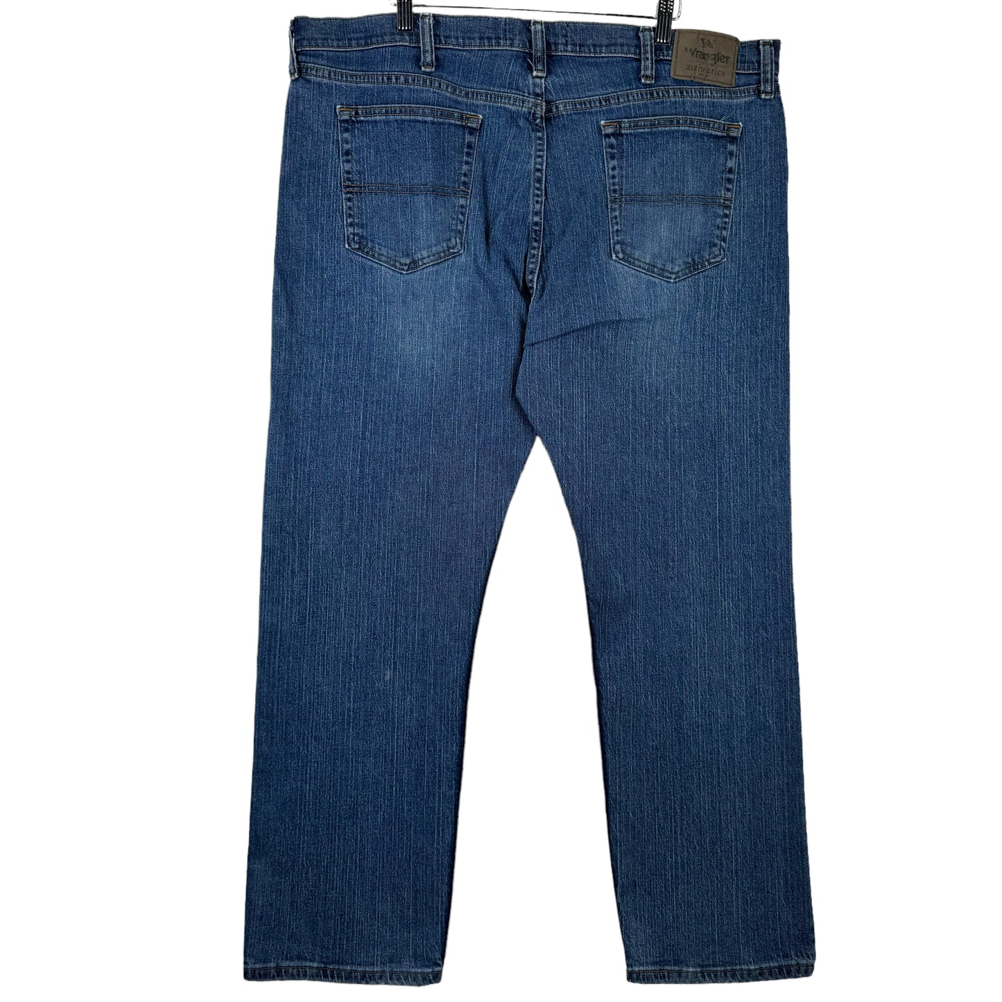 Vintage Wrangler Jeans 2000's Dark Blue Straight Leg Stretch Denim W40