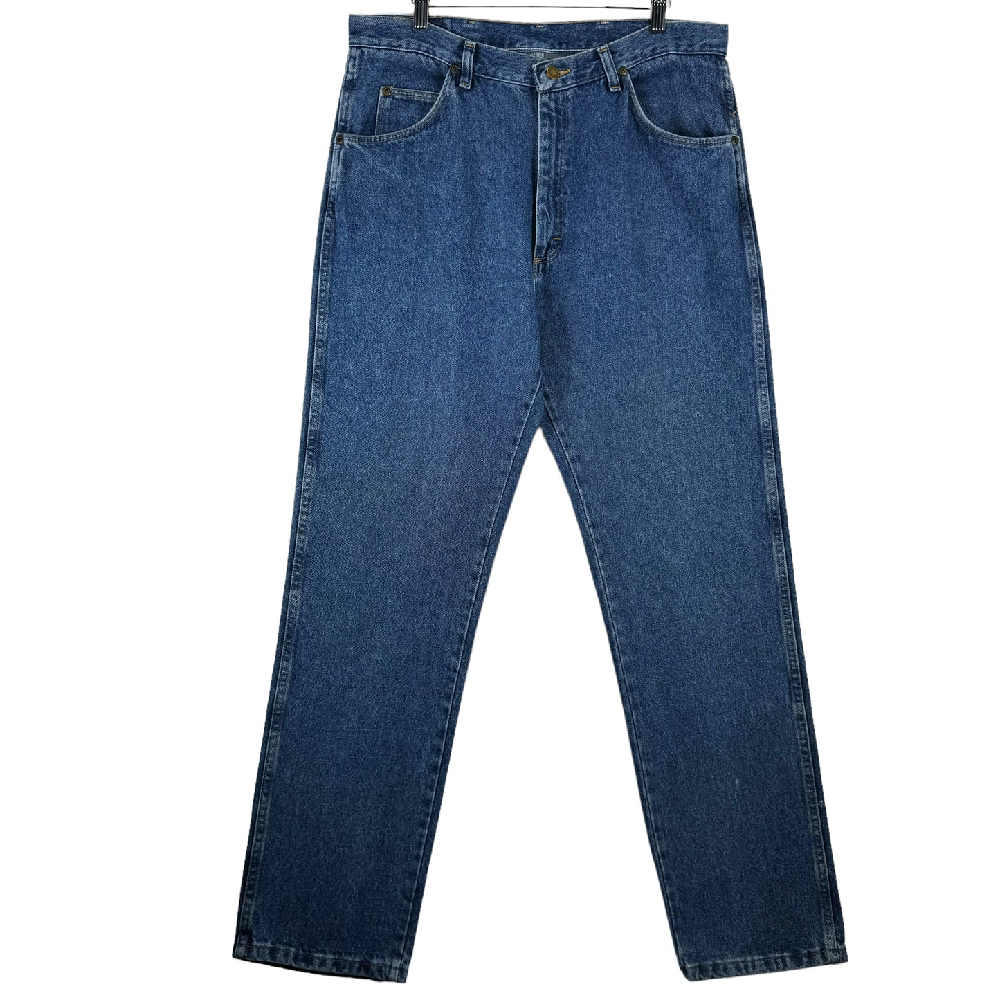 Vintage Wrangler Jeans 90's Blue Classic Rigid Denim Bottoms W35