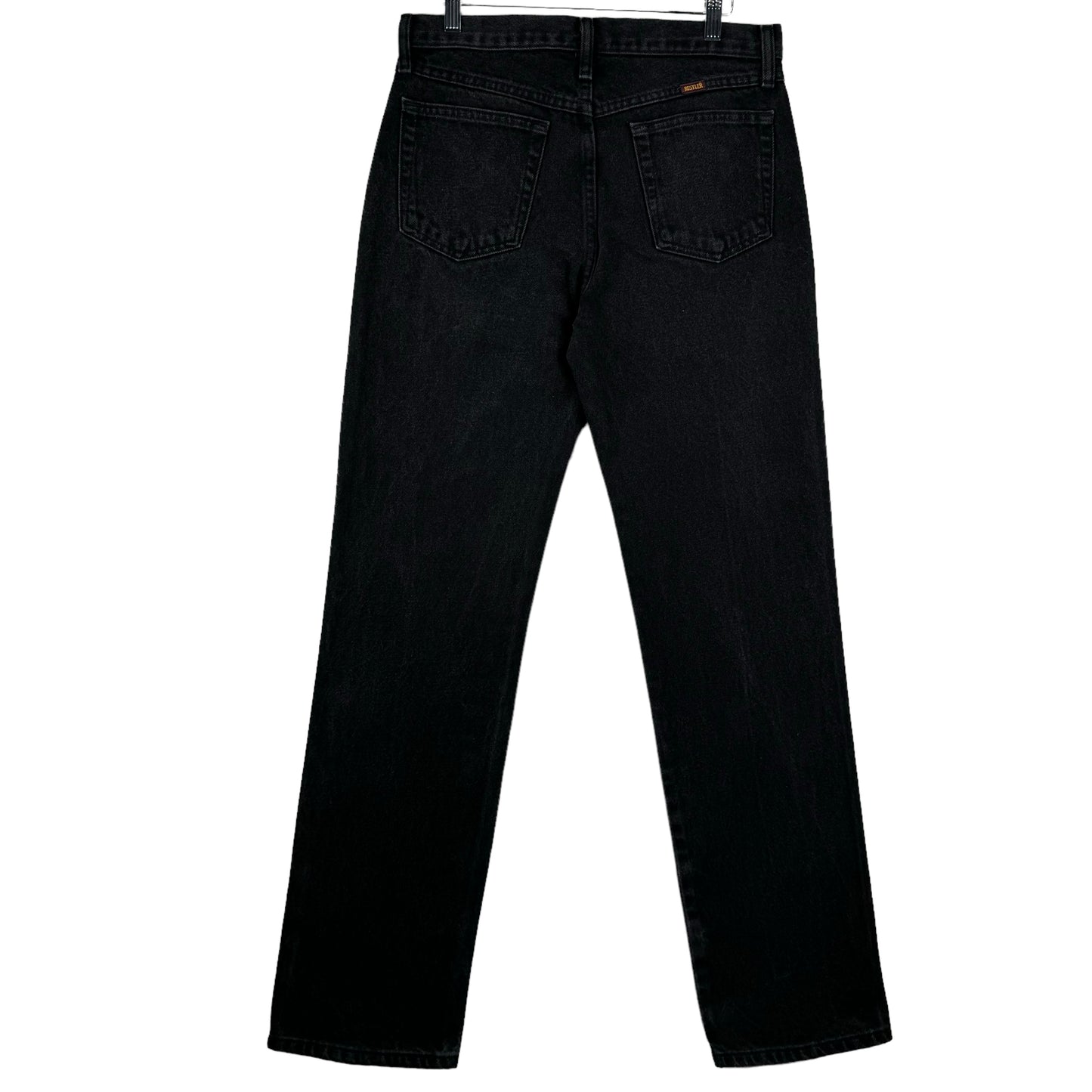 Vintage Rustler Jeans 90's Black Heavy Rigid Denim Bottoms W31