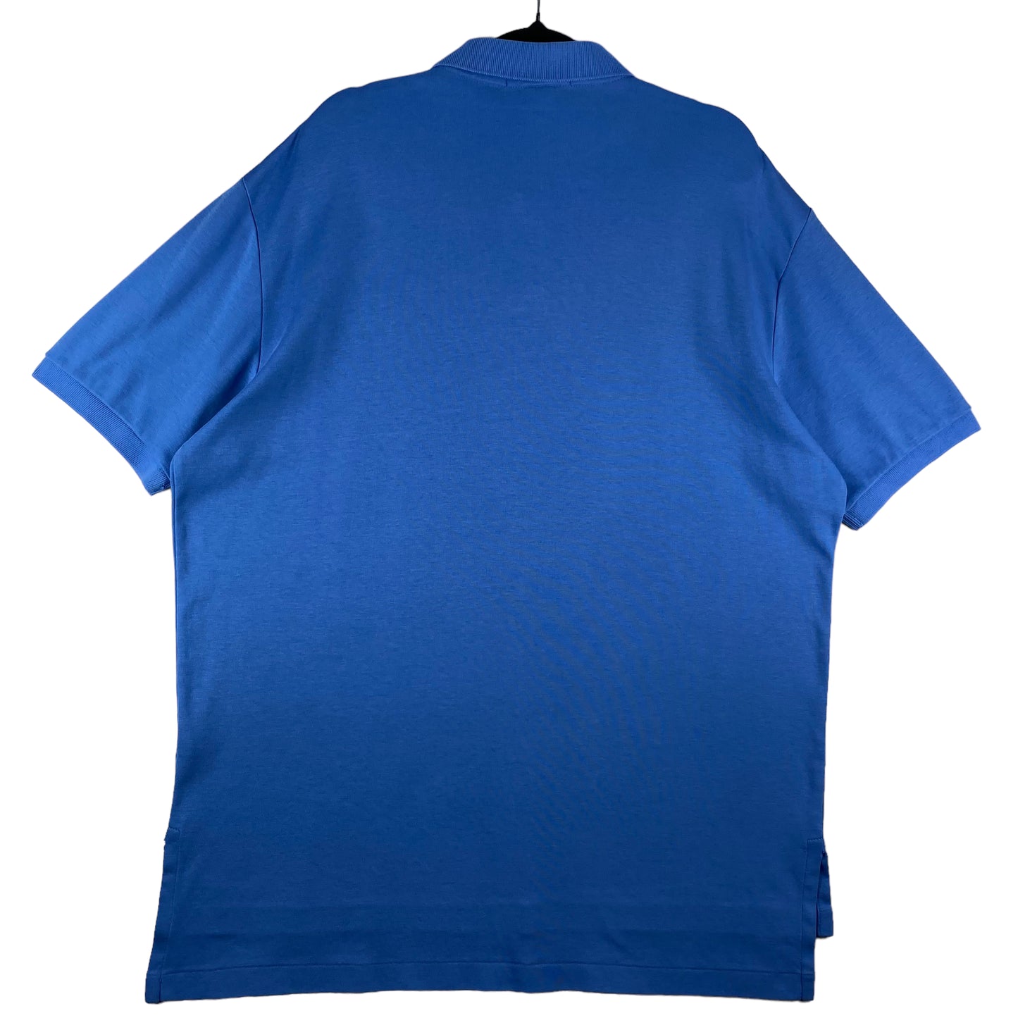 Vintage Polo Ralph Lauren 90's Blue Oversized Stretch Cotton Polo Shirt Size L