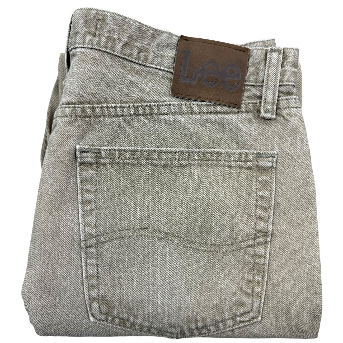 Vintage Lee Jeans 2000's Brown Regular Fit Rigid Denim Bottoms W33