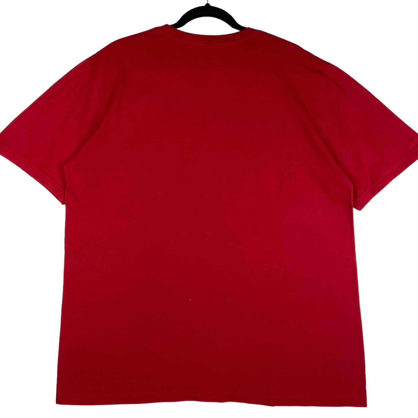 Nike Red 'Just Net' Monogram Cotton Tee Shirt Size XL