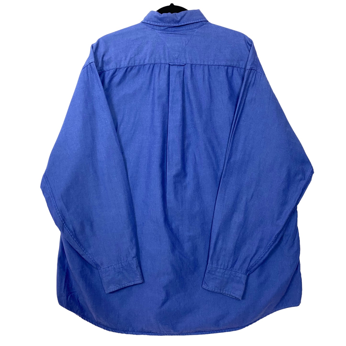 Vintage Tommy Hilfiger 90's Blue Long Sleeve Dress Shirt Size XL