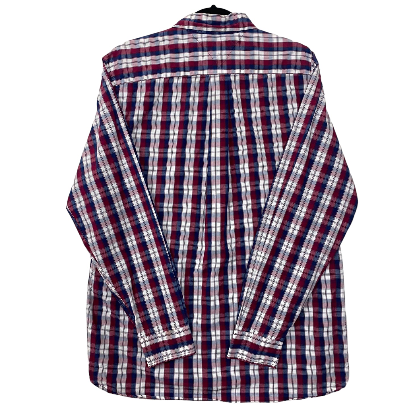Tommy Hilfiger Maroon Brown Long Sleeve Classic Dress Shirt Size L