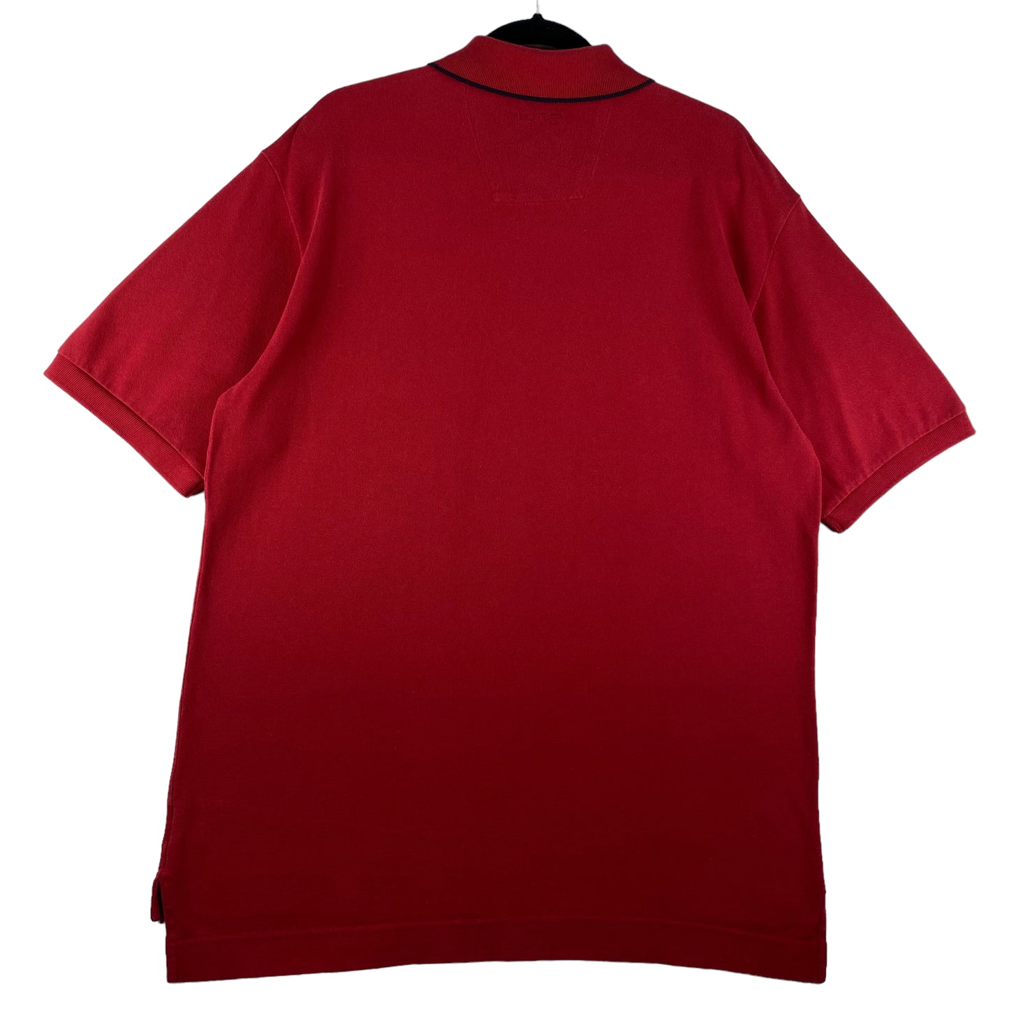 Vintage Nautica 2000's Red Cotton Polo Shirt Size L