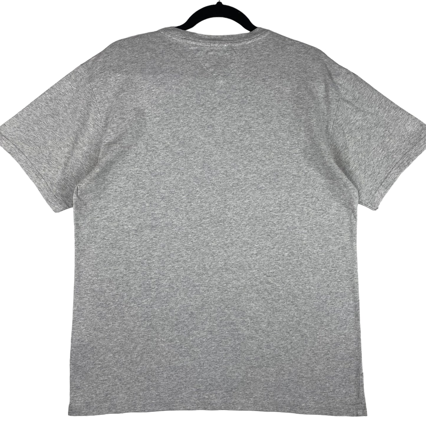 Tommy Jeans Light Grey Embroidered Cotton Tee Shirt Size M
