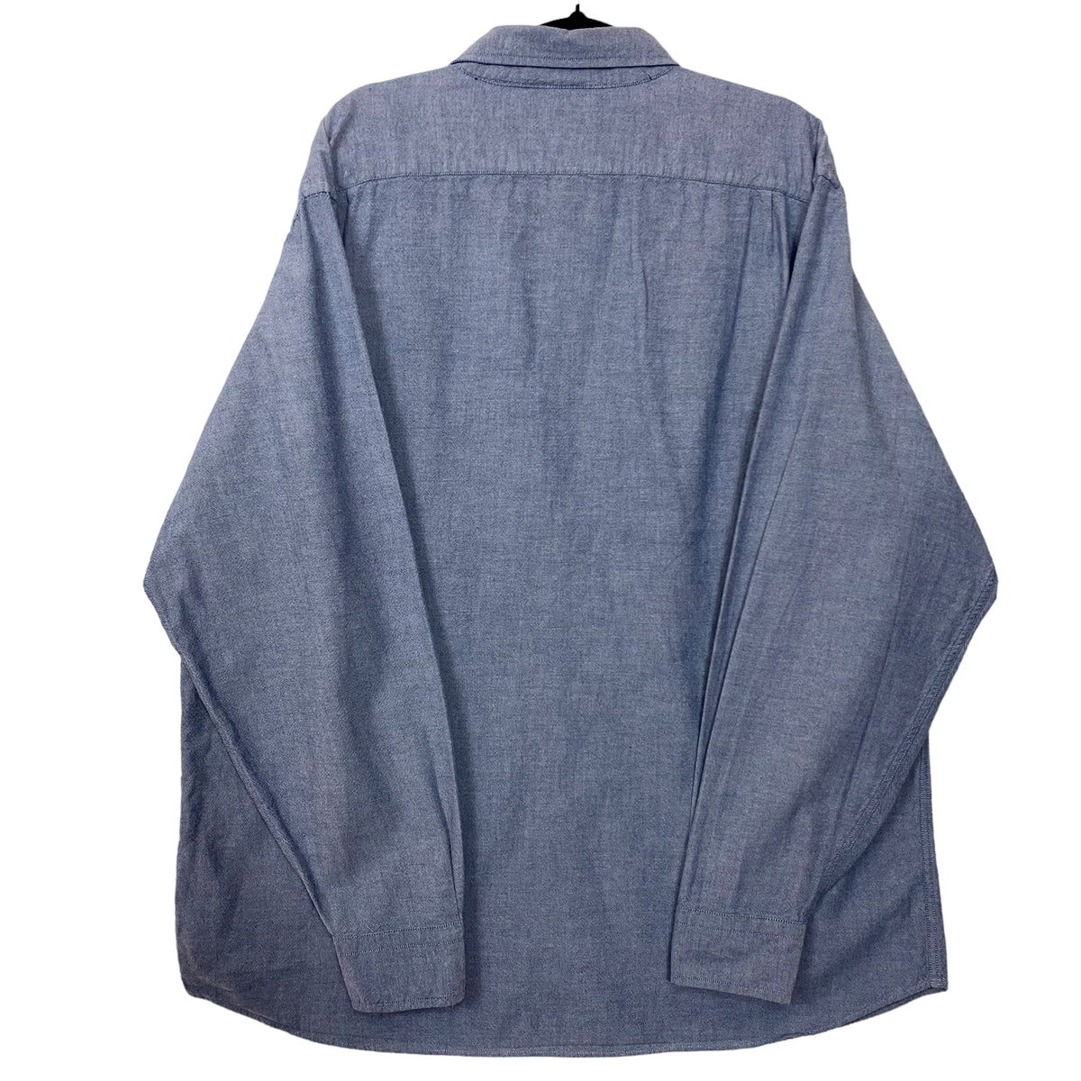 Nautica Blue 100% Cotton Long Sleeve Dress Shirt Size XL