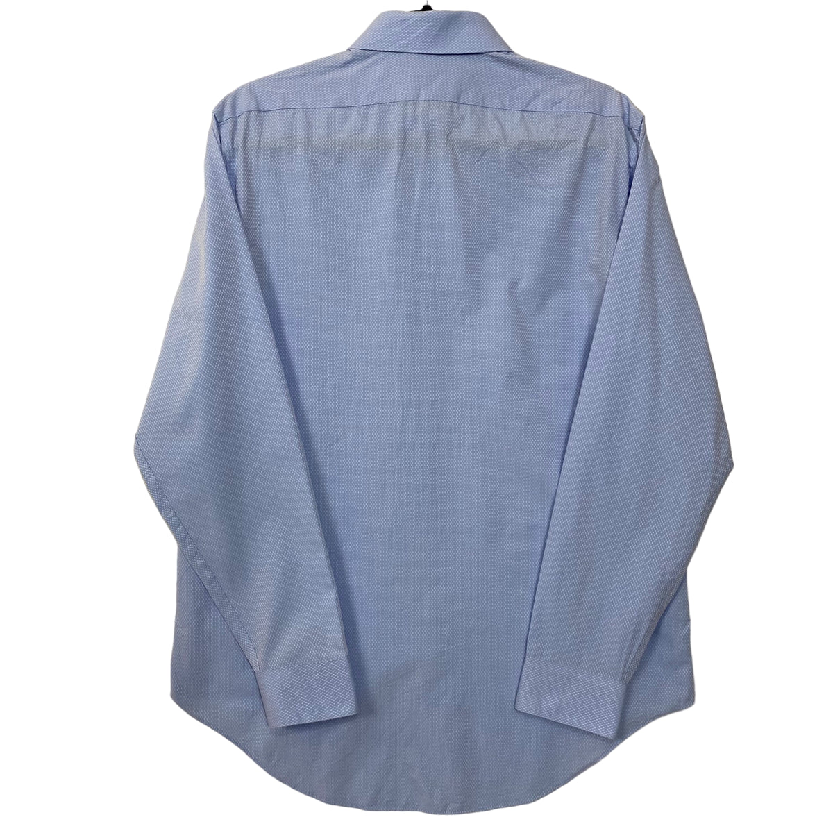 Calvin Klein Light Blue Textured Slim Fit Long Sleeve Dress Shirt Size M