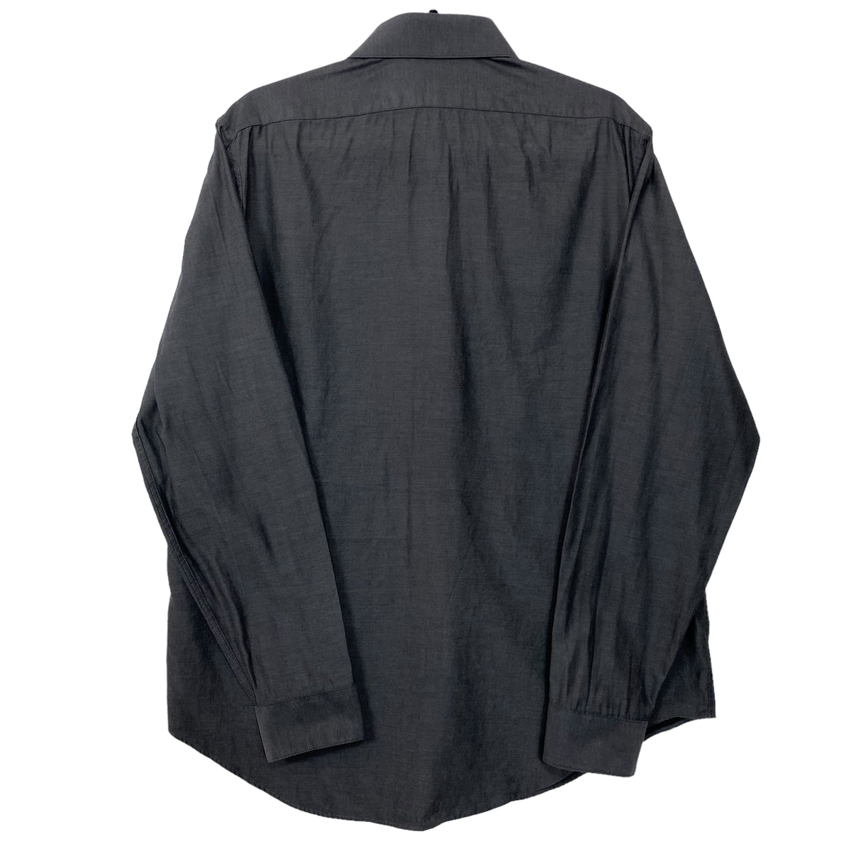 Calvin Klein Grey Slim Fit Long Sleeve Dress Shirt Size L