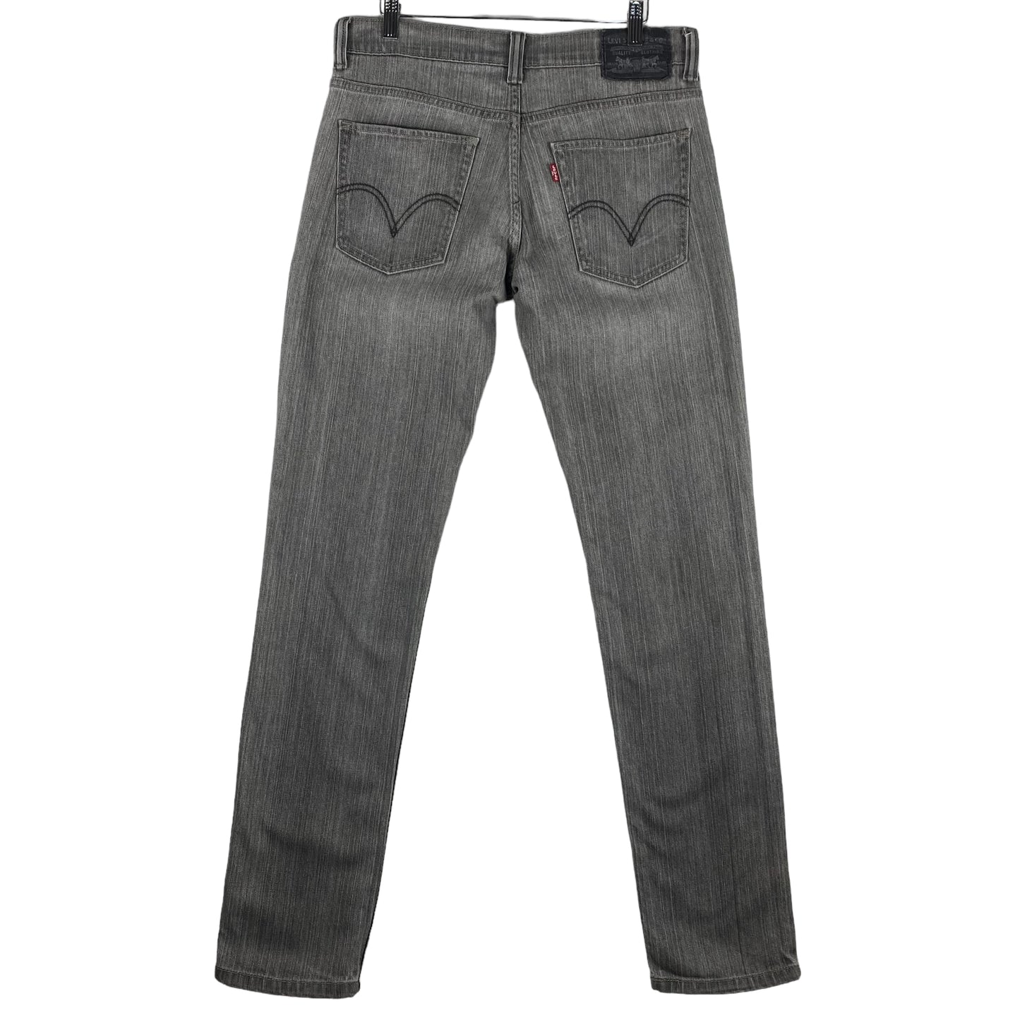 Vintage Levis 511 Jeans 2000's Grey Skinny Fit Denim Pant Bottoms W32