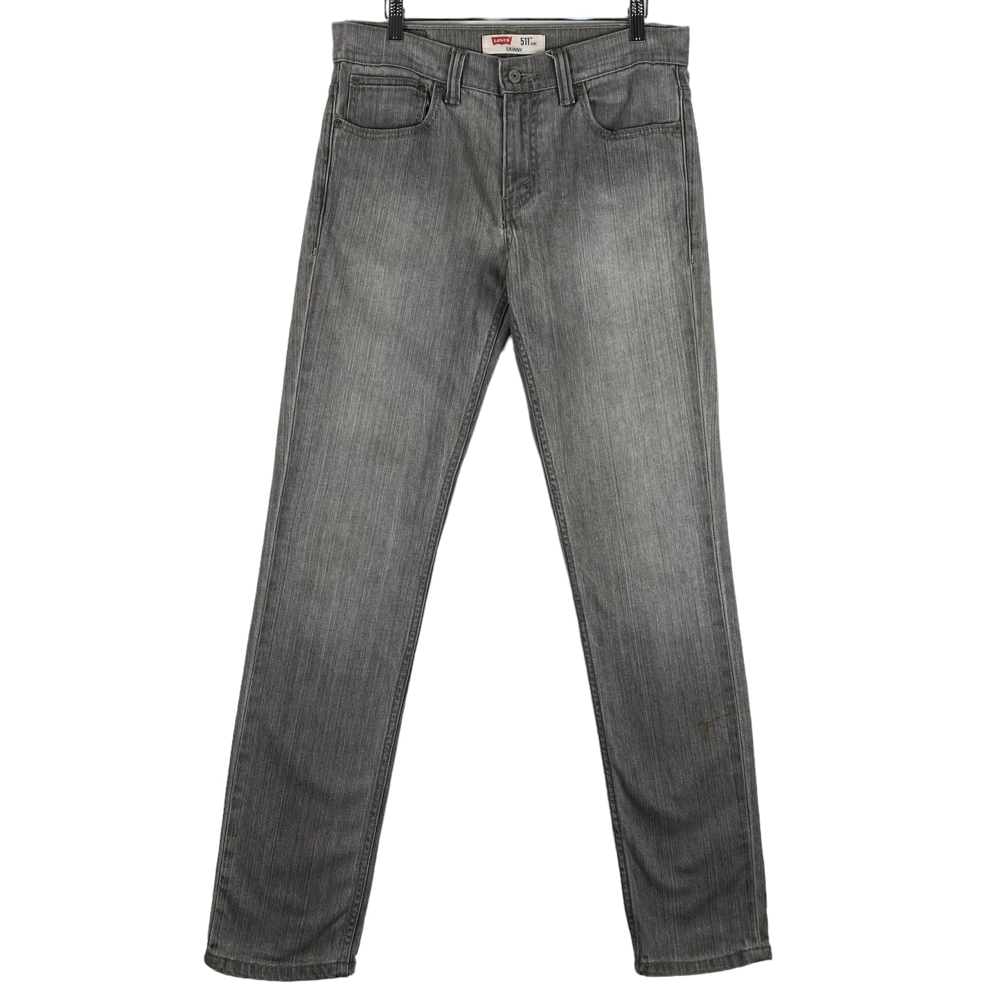 Vintage Levis 511 Jeans 2000's Grey Skinny Fit Denim Pant Bottoms W32