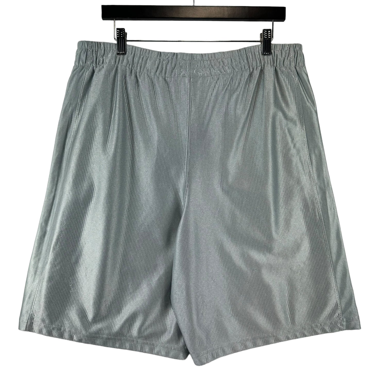 Vintage NBA 2000's Shiny Grey Basketball Sport Shorts Size L