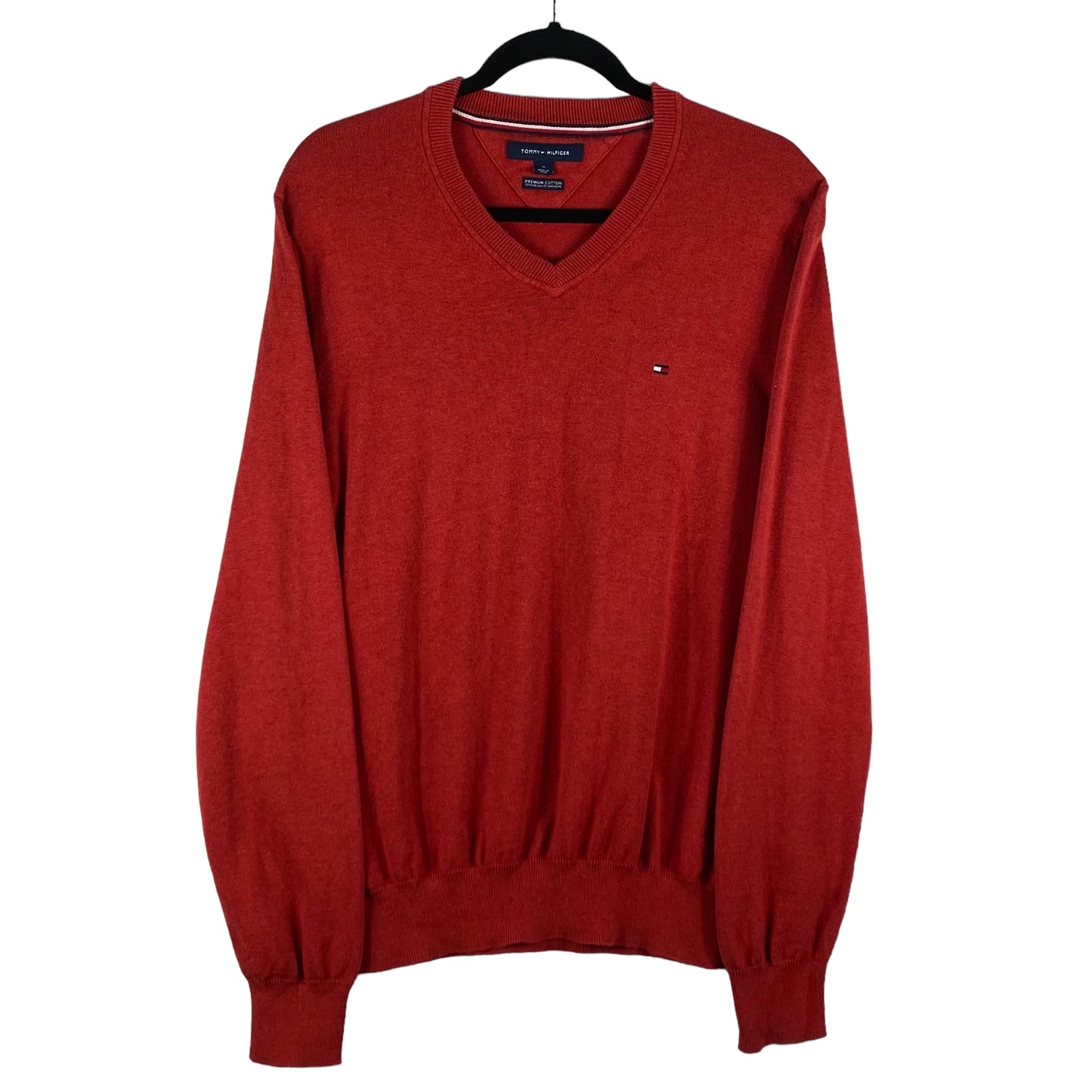 Tommy Hilfiger Red Knit Sweater Size M