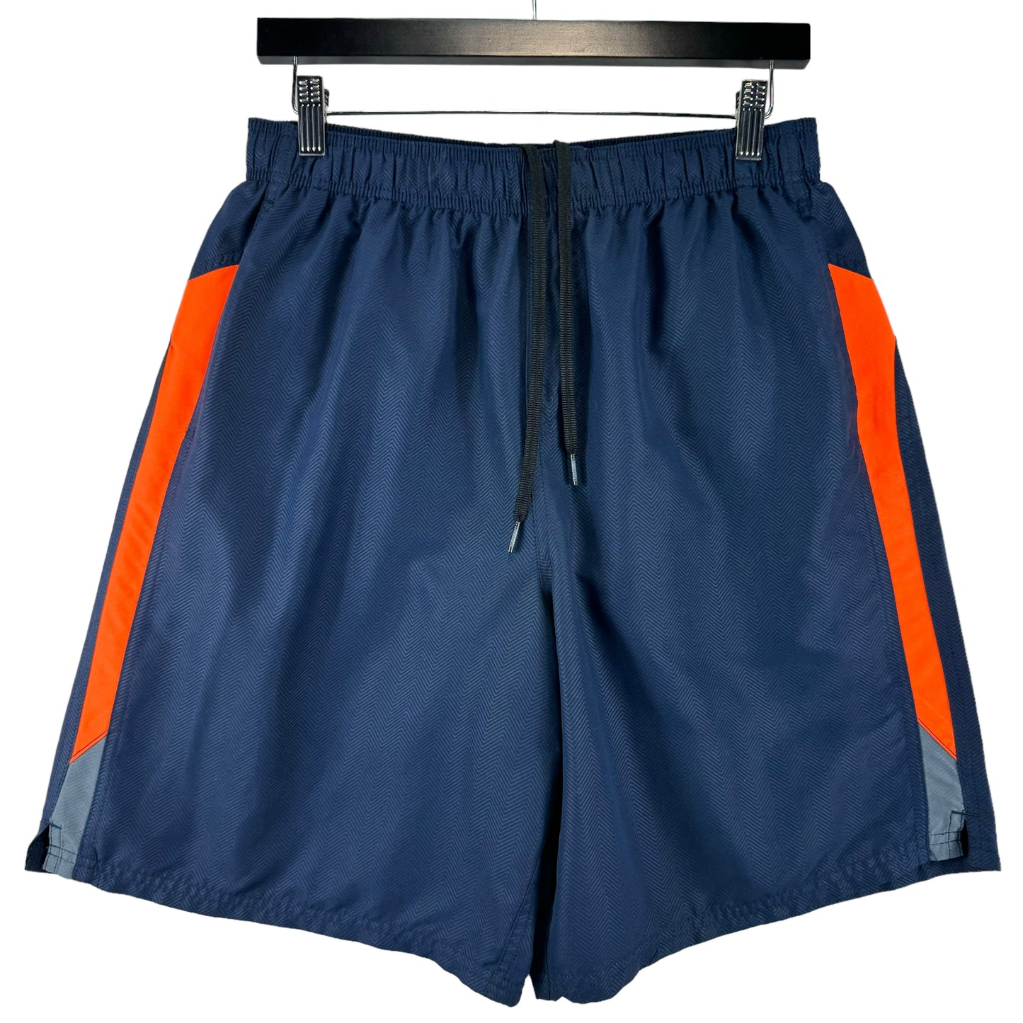 Nike Dark Blue & Orange Sport Shorts Size L