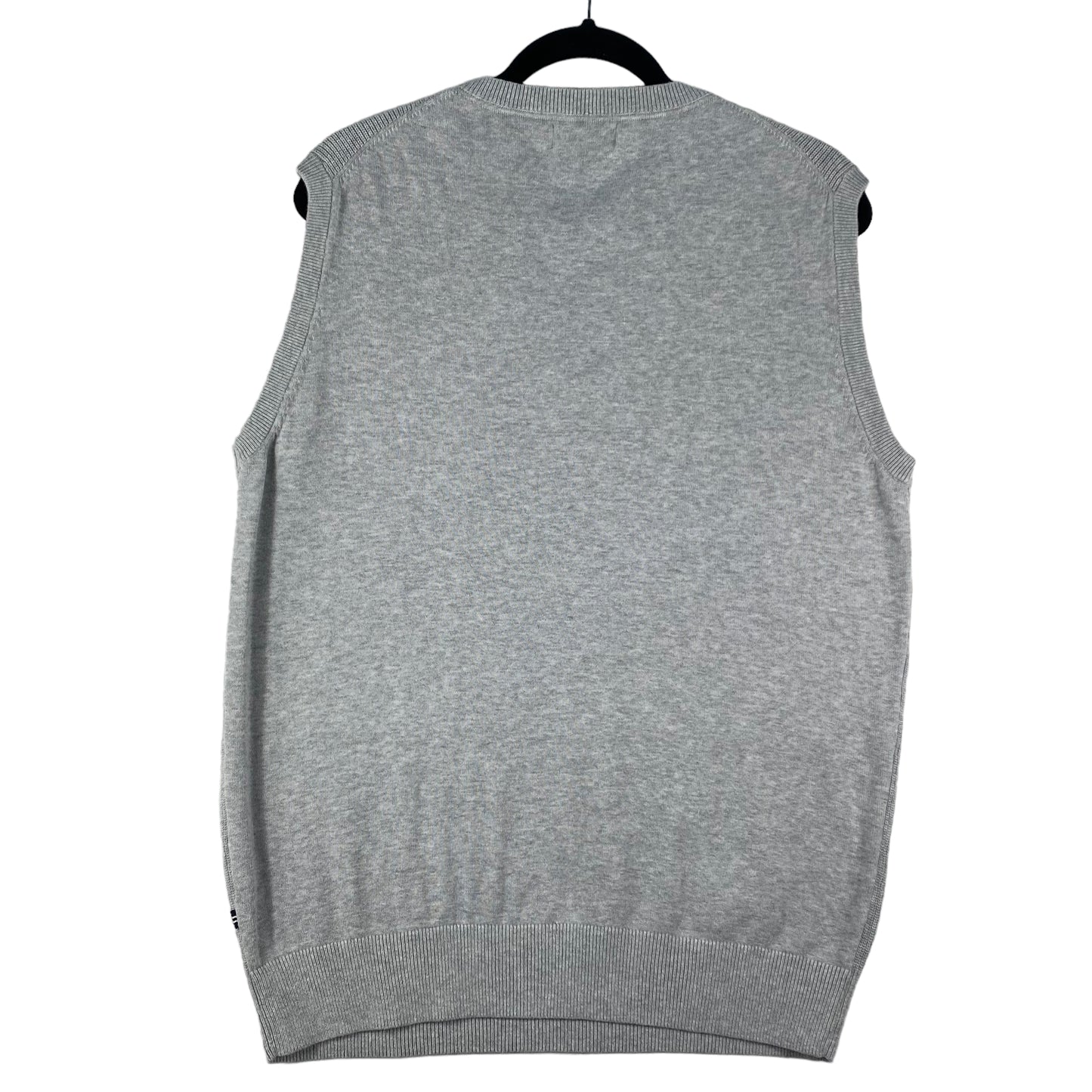 Nautica Light Grey Knit Vest Size L