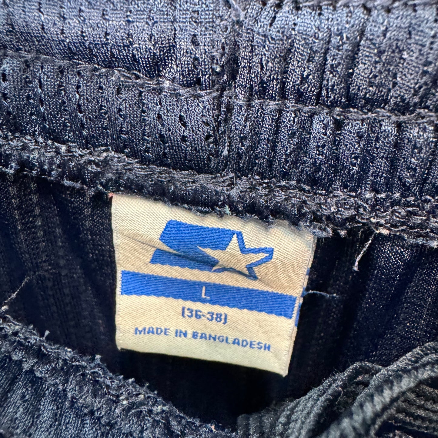 Starter Dark Blue Basic Blank Sport Shorts Size L