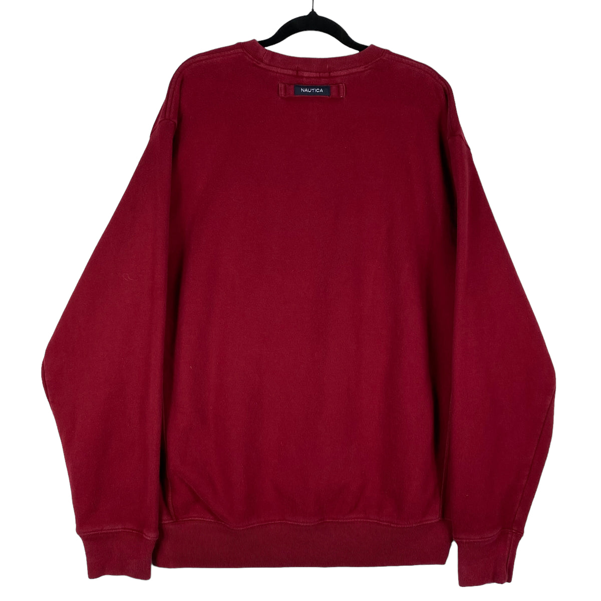 Nautica Maroon Brown Basic Sweater Size L