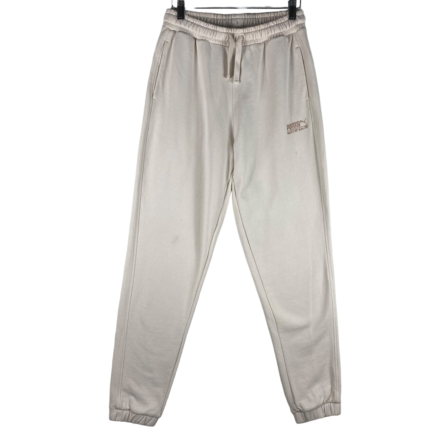 Puma Womens Light Brown Cotton Track Pant Bottoms Size M