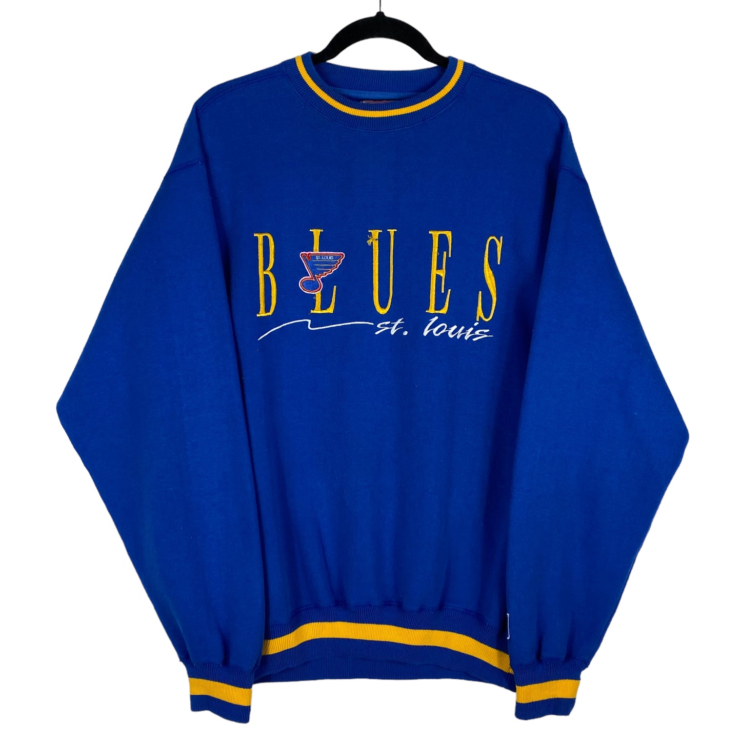 Vintage Logo 7 90's St Lous Blues Sweater Size M