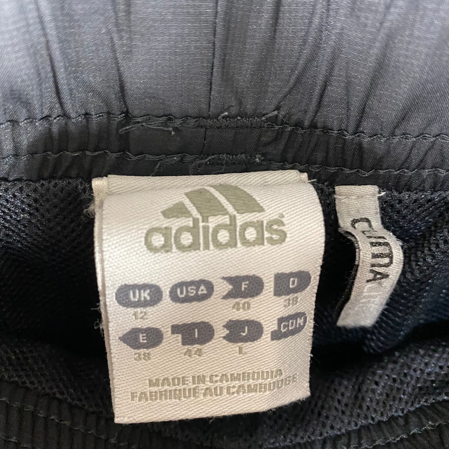Vintage Adidas 2000's Womens Dark Grey Track Pant Bottoms Size L