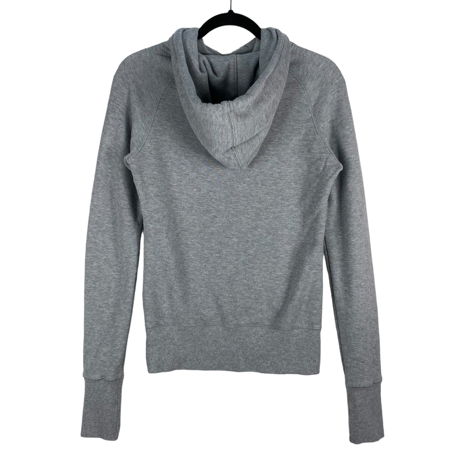 Vintage Nike 2000's Womens Grey Felt Textured Hoodie Size S