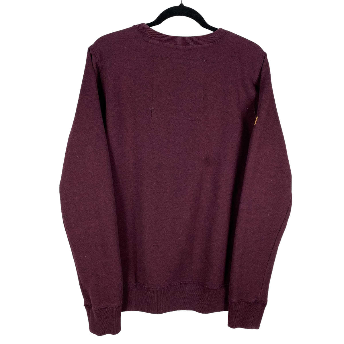 Superdry Maroon Brown Embroidered Crewneck Sweater Size S