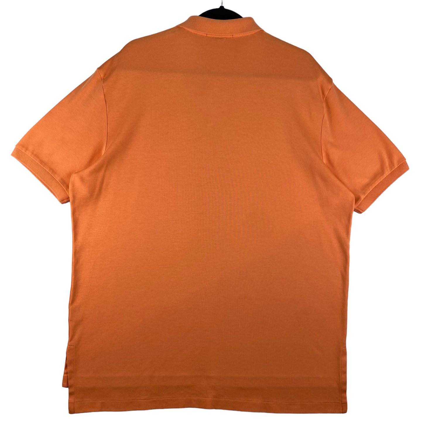 Vintage Polo Ralph Lauren 90's Orange Stretch Cotton Polo Shirt Size XL