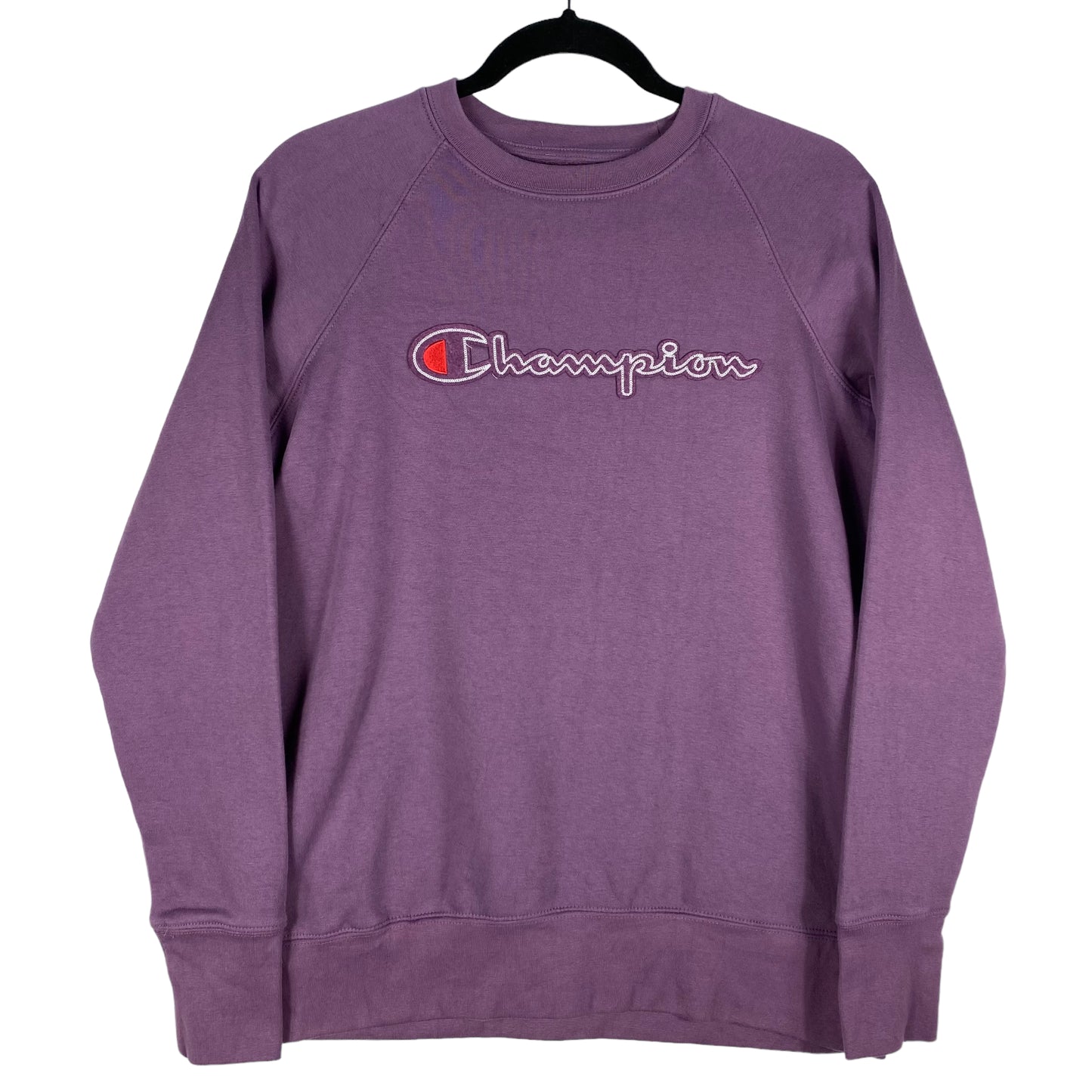 Champion Purple Embroidered Crewneck Sweater Size S