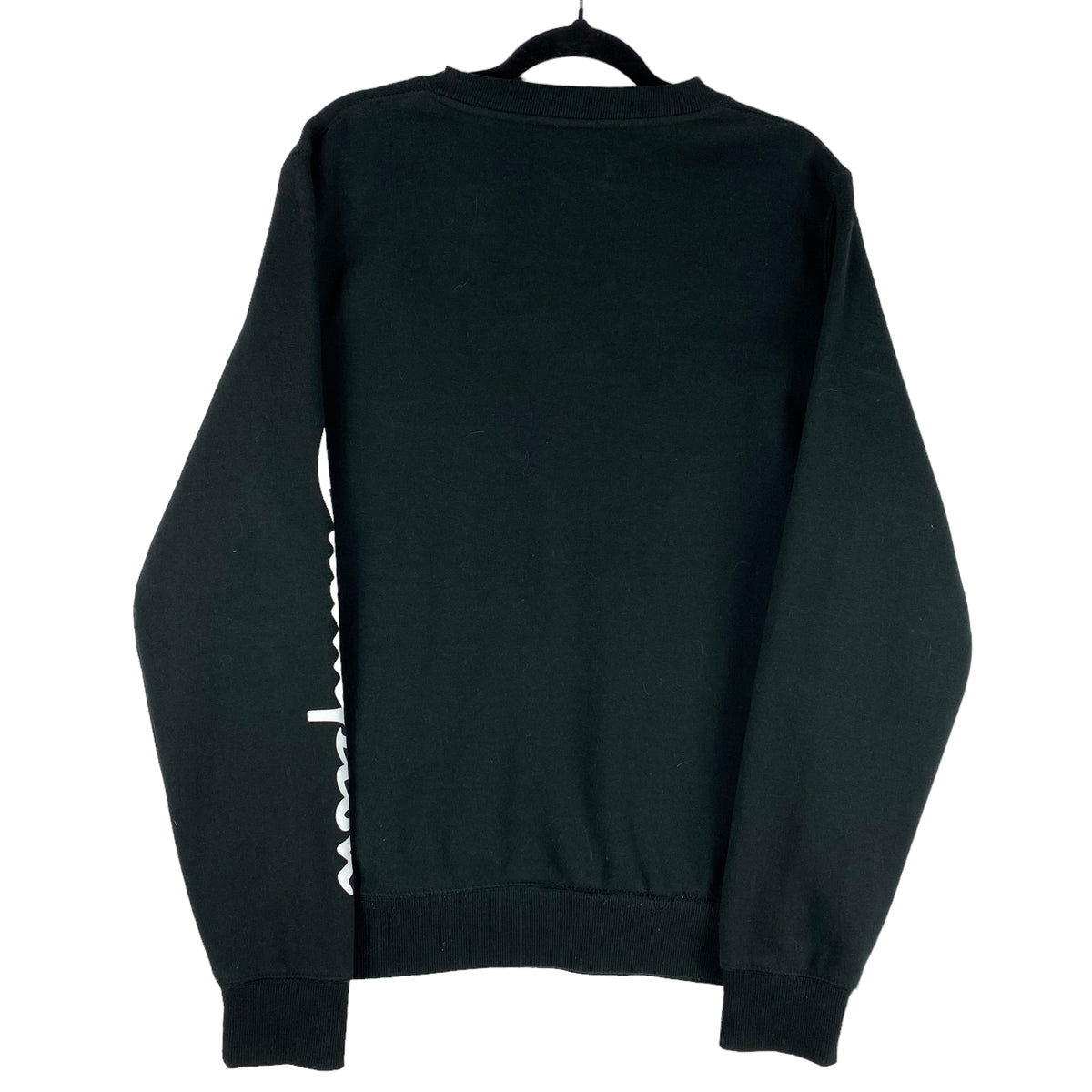 Champion Black Fleece Pullover Crewneck Sweater Size S