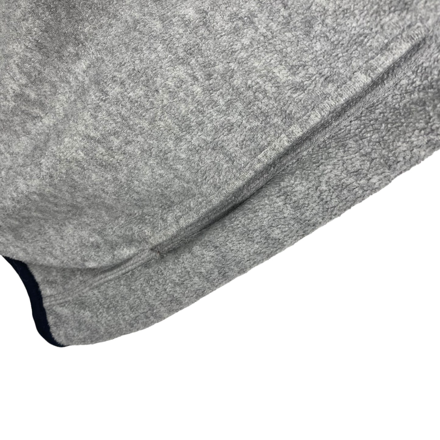 Vintage Nautica 2000's Grey Quarter Zip Fleece Sweater Size L