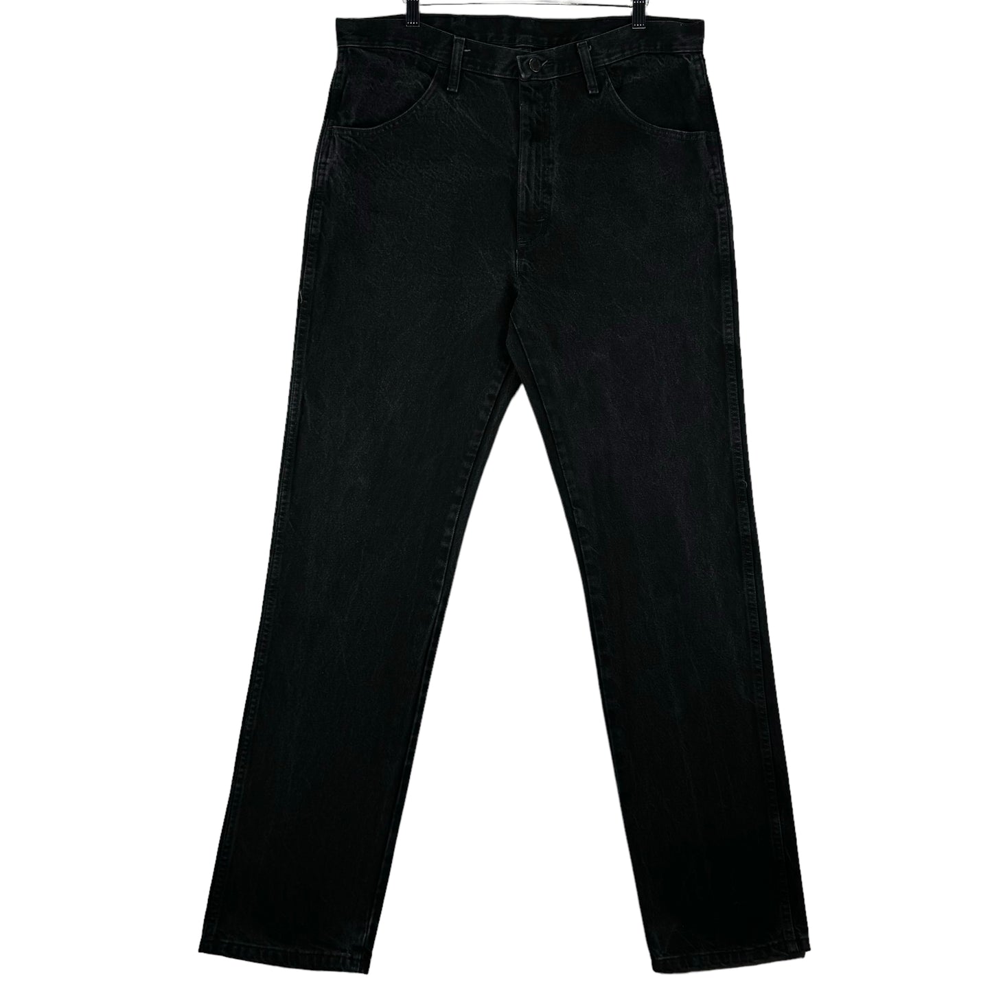 Vintage Rustler Jeans 90's Black Classic Heavy Rigid Denim Bottoms W36