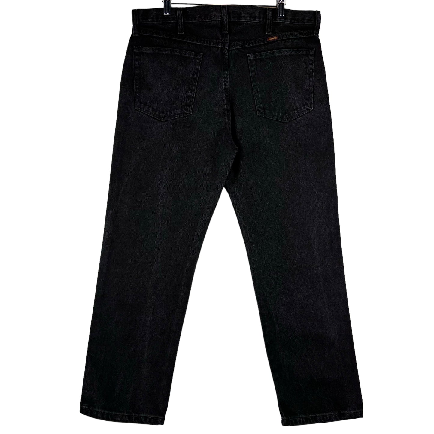 Vintage Rustler Jeans 90's Black Classic Heavy Rigid Denim Bottoms W36