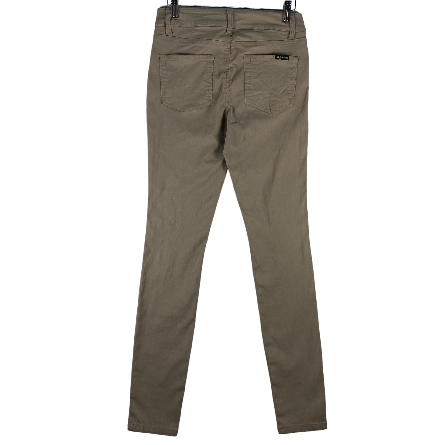 Dickies Womens Light Brown Skinny Extra Stretchy Denim Bottoms W27