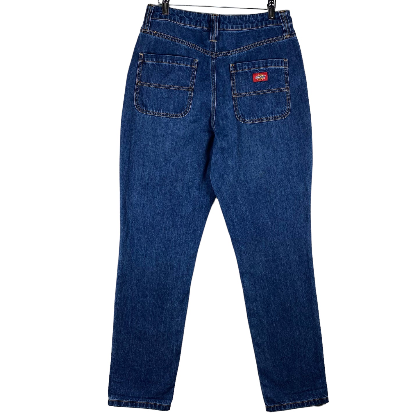 Dickies Jeans Womens Dark Blue Tapered Leg Denim Bottoms W29