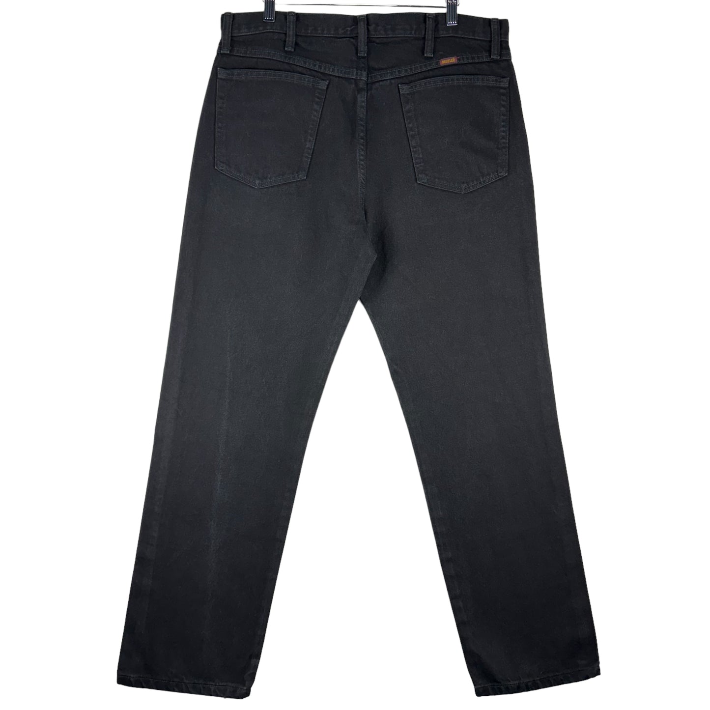 Vintage Rustler Jeans 90's Black Classic Rigid Denim Bottoms W36