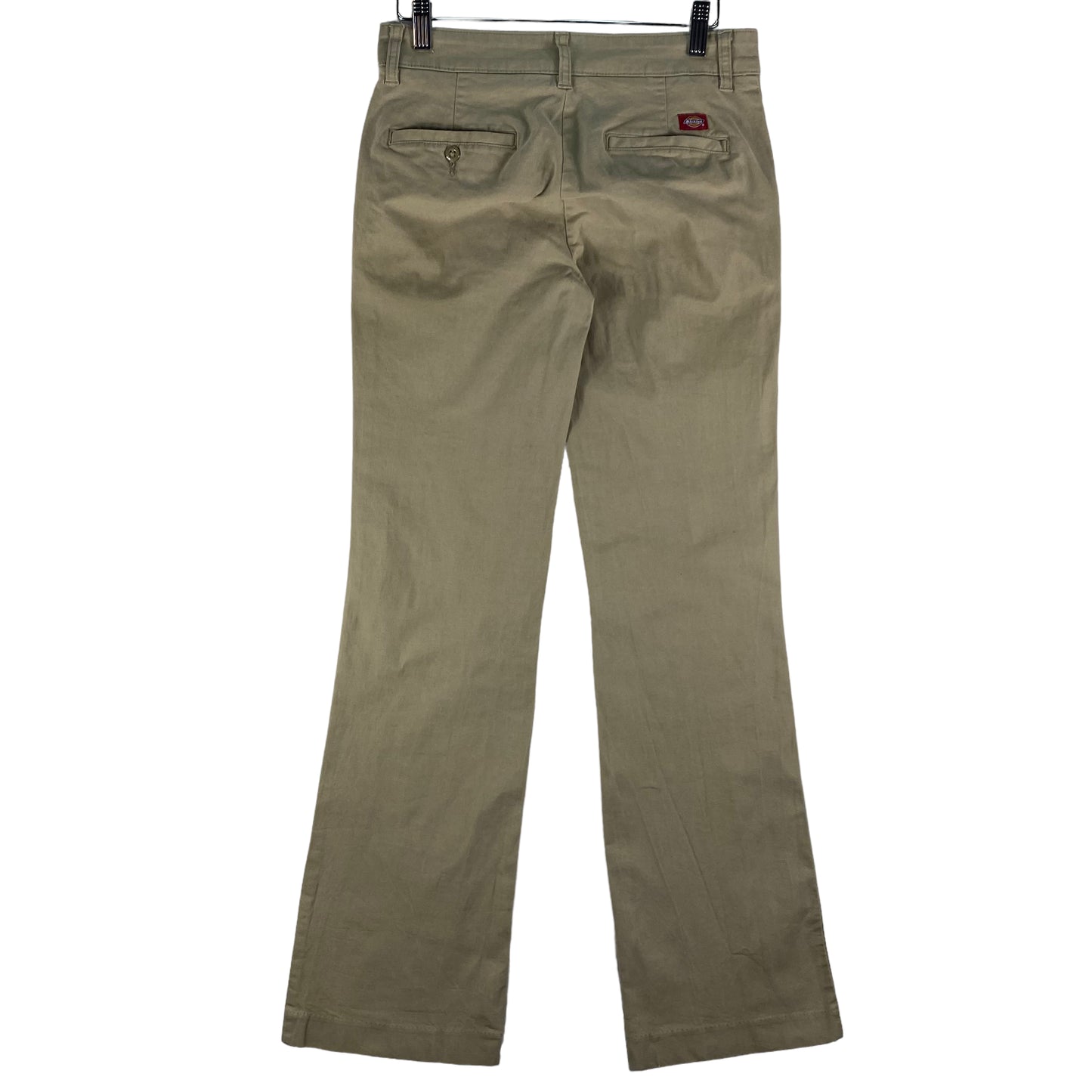 Dickies Womens Light Brown Stretch Bootcut Chino Pants W28