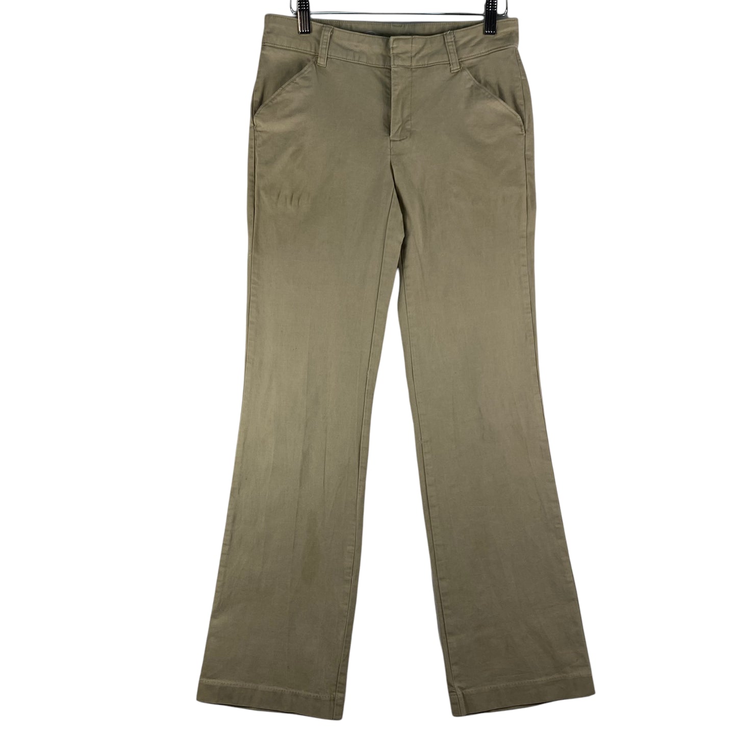 Dickies Womens Light Brown Stretch Bootcut Chino Pants W28