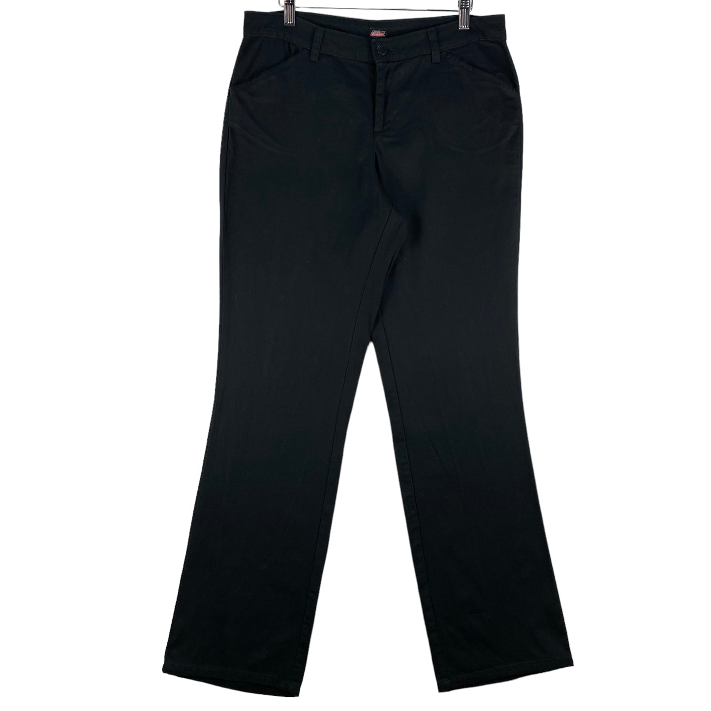 Dickies Womens Black Straight Leg Chino Pants W32